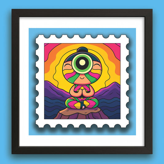 Bombay Sunshine Stamp Art Print